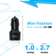 Illustration for article titled Phone Car Charger at only $5.49, QC3.0A Dual Port USB Car Charger+5ft Phone Charging Cable with free shipping em/em